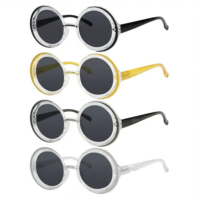 eyekeeper.com 4 Pack Round Bifocal Reading Sunglasses SBR2005N Sunglasses