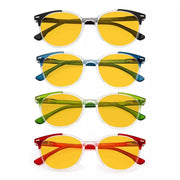 eyekeeper.com 4 Pack Round Blue Light Blocking Reading Glasses HP9002C Eyeglasses