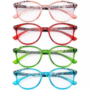 eyekeeper.com 4 Pack Round Fashionable Reading Glasses R9002D Eyeglasses