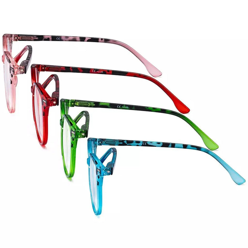 eyekeeper.com 4 Pack Round Fashionable Reading Glasses R9002D Eyeglasses