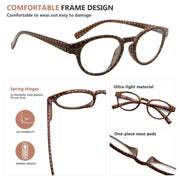 eyekeeper.com 4 Pack Oval Polka Dots Pattern Reading Glasses R091P Eyeglasses