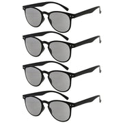 eyekeeper.com 4 Pack Round Reading Glasses R060 Eyeglasses
