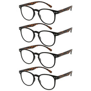 eyekeeper.com 4 Pack Round Reading Glasses R060 Eyeglasses