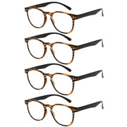 eyekeeper.com 4 Pack Round Reading Glasses R060 Eyeglasses