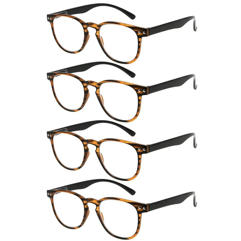 eyekeeper.com 4 Pack Round Reading Glasses R060 Eyeglasses