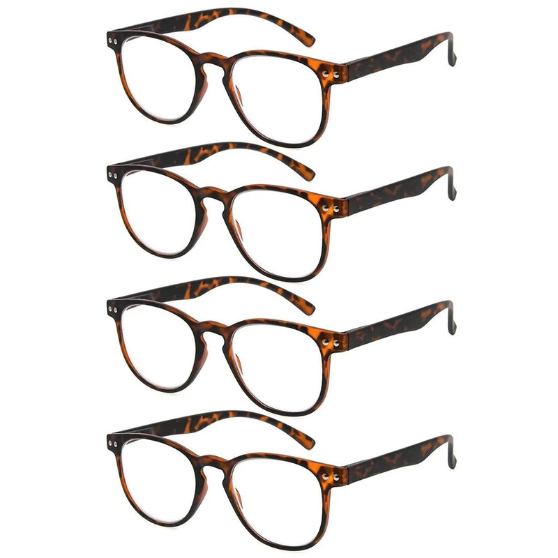 eyekeeper.com 4 Pack Round Reading Glasses R060 Eyeglasses