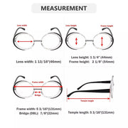 eyekeeper.com 4 Pack Round Reading Glasses Stylish Readers R2005N Eyeglasses