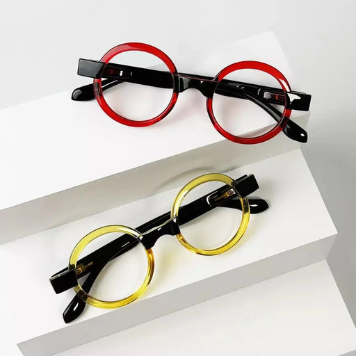 eyekeeper.com 4 Pack Round Retro Design Reading Glasses Small Fun Readers R2007C Eyeglasses