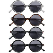 eyekeeper.com 4 Pack Round Stylish Bifocal Reading Sunglasses SBR2025 Sunglasses
