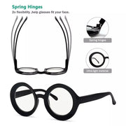 eyekeeper.com 4 Pack Round Thicker Frame Progressive Multifocus Readers MTR9109 Eyeglasses