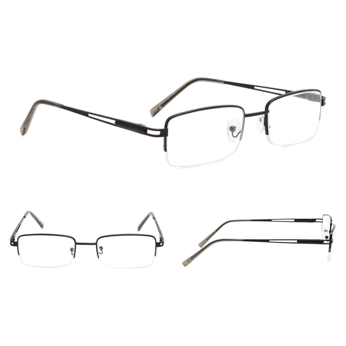 Eyekeeper - 4 Pack Semi Rim Reading Glasses R15014