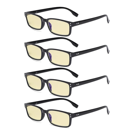 eyekeeper.com 4 Pack Small Lens Blue Light Blocking Reading Glasses TM097 Eyeglasses