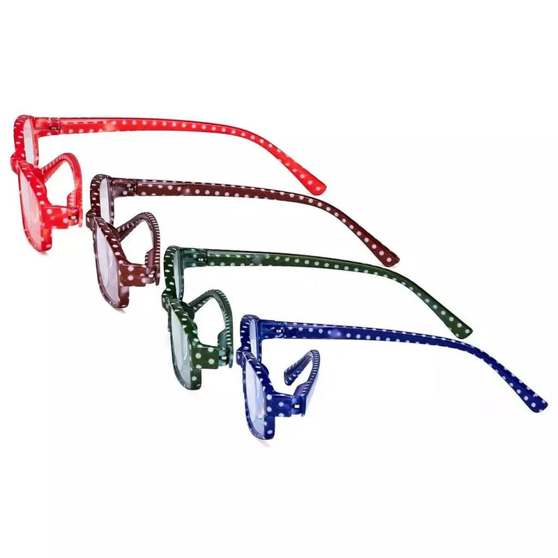 eyekeeper.com 4 Pack Small Lens Colorful Reading Glasses R908PB Eyeglasses