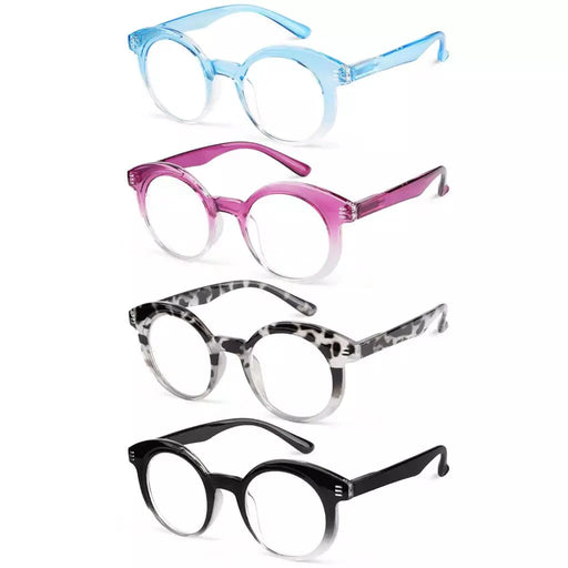 eyekeeper.com 4 Pack Small Lens Round Reading Glasses R2032 Eyeglasses