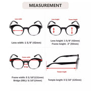 eyekeeper.com 4 Pack Small Lens Round Reading Glasses R2032 Eyeglasses