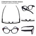 Eyekeeper  - 4 Pack Chic Cat-eye Bifocal Reading Glasses BR2119