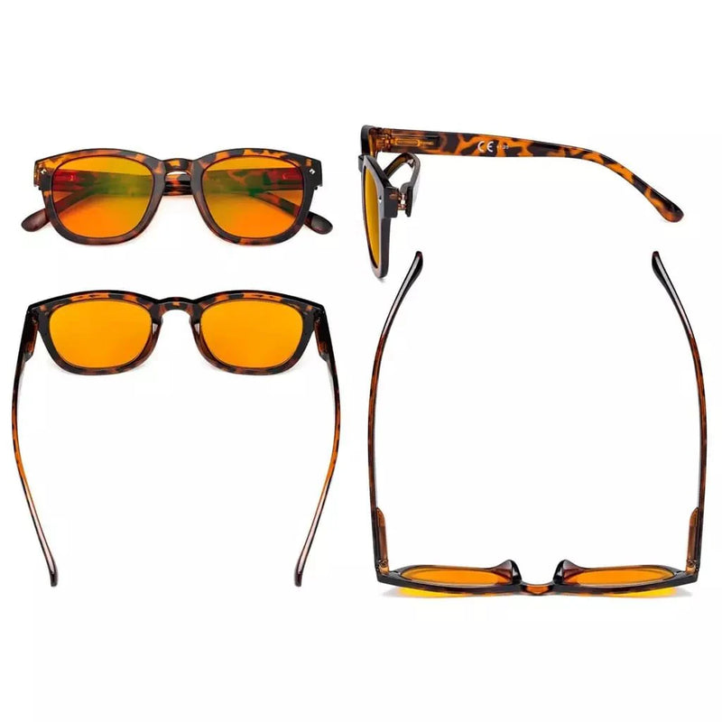 eyekeeper.com 4 Pack Square Blue Light Blocking Reading Glasses DS089 Eyeglasses