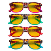 eyekeeper.com 4 Pack Square Blue Light Blocking Reading Glasses HP080D Eyeglasses