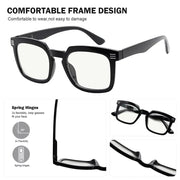 eyekeeper.com 4 Pack Square Progressive Multifocus Readers M2104 Eyeglasses