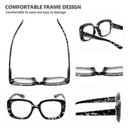 eyekeeper.com 4 Pack Square Thicker Frame Bifocal Reading Glasses BR2035 Eyeglasses