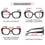 eyekeeper.com 4 Pack Square Thicker Frame Bifocal Reading Glasses BR2035 Eyeglasses