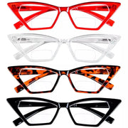 eyekeeper.com 4 Pack Stylish Bifocal Reading Glasses Cat-eye Readers BR2131 Eyeglasses