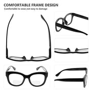 eyekeeper.com 4 Pack Bifocal Reading Glasses Oversized Square Readers BR1555 Eyeglasses