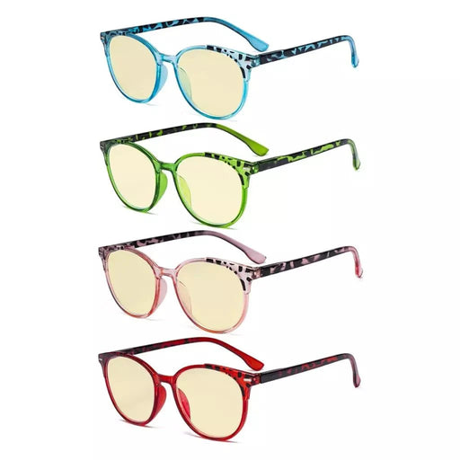 eyekeeper.com 4 Pack Stylish Blue Light Blocking Readers TM9002D Eyeglasses