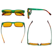 eyekeeper.com 4 Pack Stylish Blue Light Blocking Reading Glasses HP108D Eyeglasses