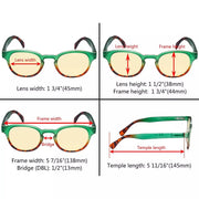 eyekeeper.com 4 Pack Stylish Blue Light Blocking Reading Glasses TM124D Eyeglasses