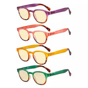 eyekeeper.com 4 Pack Stylish Blue Light Blocking Reading Glasses TM124D Eyeglasses