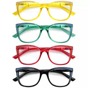eyekeeper.com 4 Pack Stylish Cat-eye Chic Colorful Reading Glasses R2030 Eyeglasses