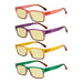 Eyekeeper  - 4 Pack Colorful Blue Light Blocking Reading Glasses TM108D