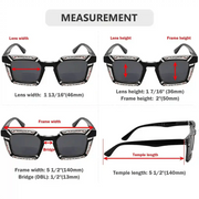 eyekeeper.com 4 Pack Stylish Floral Pattern Bifocal Sunglasses SBR2106 Sunglasses