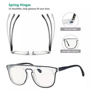 eyekeeper.com 4 Pack Stylish Progressive Multifocus Reading Glasses M2122 Eyeglasses