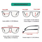 eyekeeper.com 4 Pack Stylish Progressive Multifocus Reading Glasses M2122 Eyeglasses