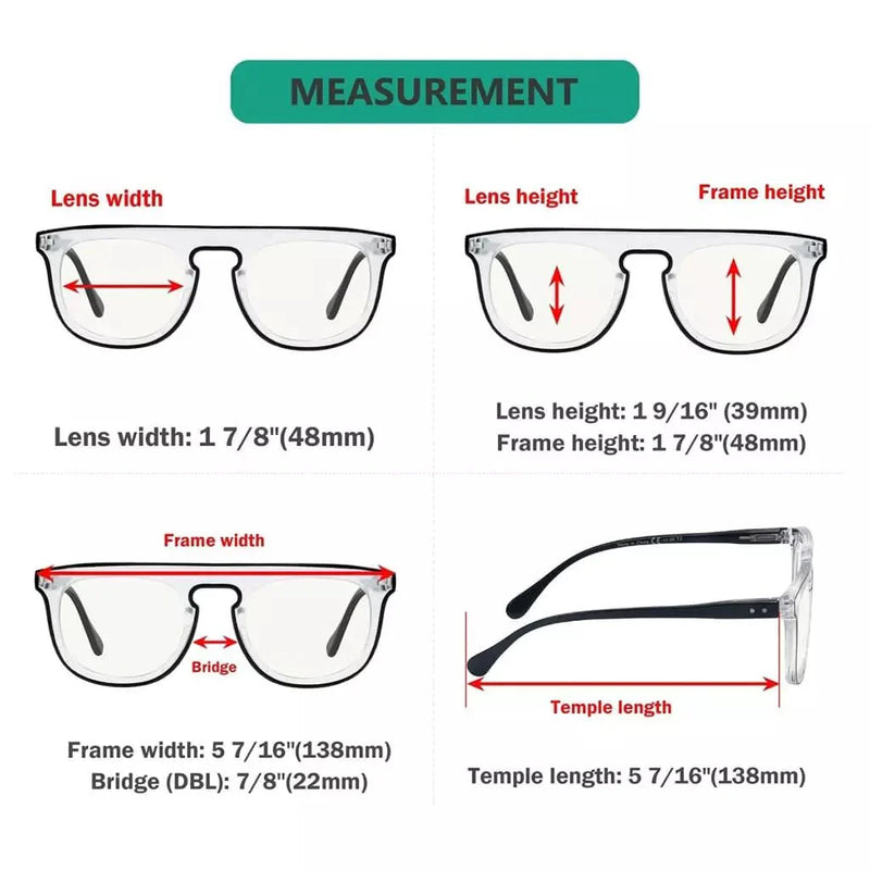 eyekeeper.com 4 Pack Stylish Progressive Multifocus Reading Glasses M2122 Eyeglasses