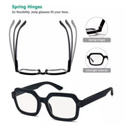 eyekeeper.com 4 Pack Stylish Progressive Multifocus Reading Glasses M2130 Eyeglasses