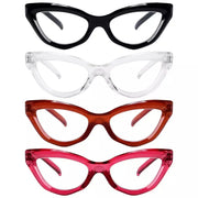 eyekeeper.com 4 Pack Stylish Readers Cat-eye Frame Reading Glasses R2033 Eyeglasses