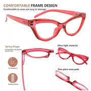 eyekeeper.com 4 Pack Stylish Readers Cat-eye Frame Reading Glasses R2033 Eyeglasses