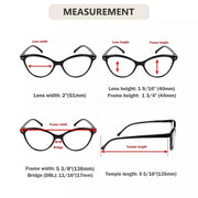 eyekeeper.com 4 Pack Stylish Reading Glasses Cat-eye Readers R9112 Eyeglasses