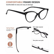 eyekeeper.com 4 Pack Stylish Reading Glasses Cat-eye Readers R9112 Eyeglasses