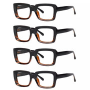 eyekeeper.com 4 Pack Stylish Reading Glasses Fashionable Readers R9107-1 Eyeglasses