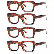 eyekeeper.com 5 Pack Trendy Reading Glasses Thicker Frame Readers R9107 Eyeglasses