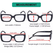 eyekeeper.com 4 Pack Stylish Reading Glasses Fashionable Readers R9107-1 Eyeglasses