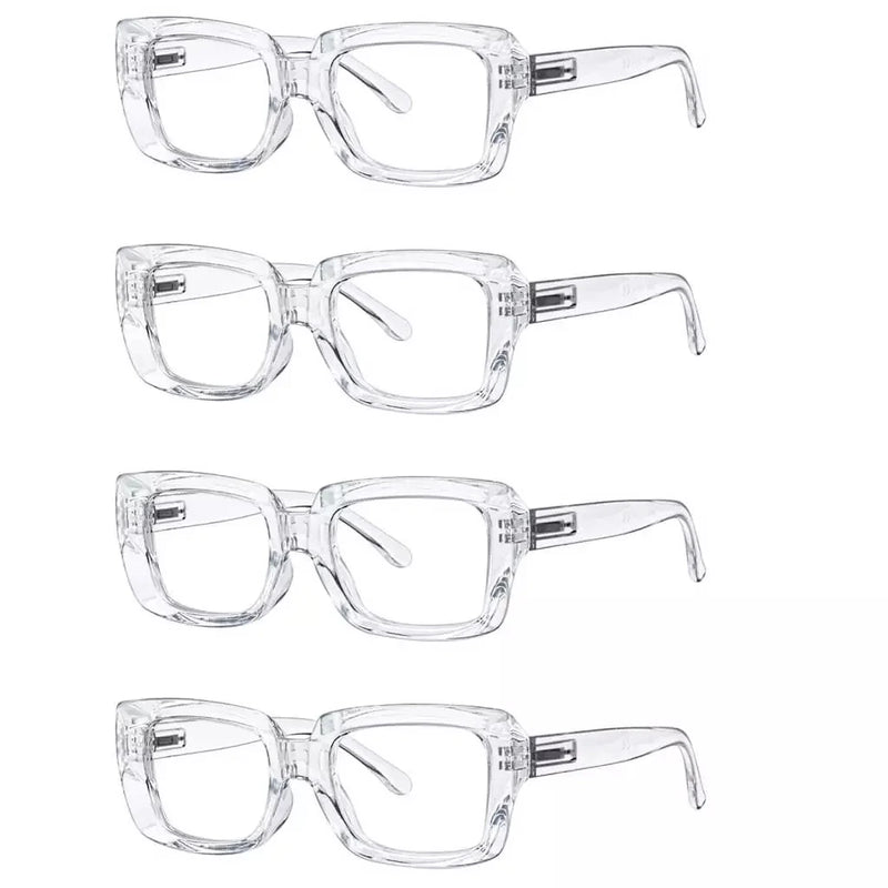 eyekeeper.com 5 Pack Trendy Reading Glasses Thicker Frame Readers R9107 Eyeglasses