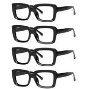 eyekeeper.com 4 Pack Stylish Reading Glasses Fashionable Readers R9107-1 Eyeglasses