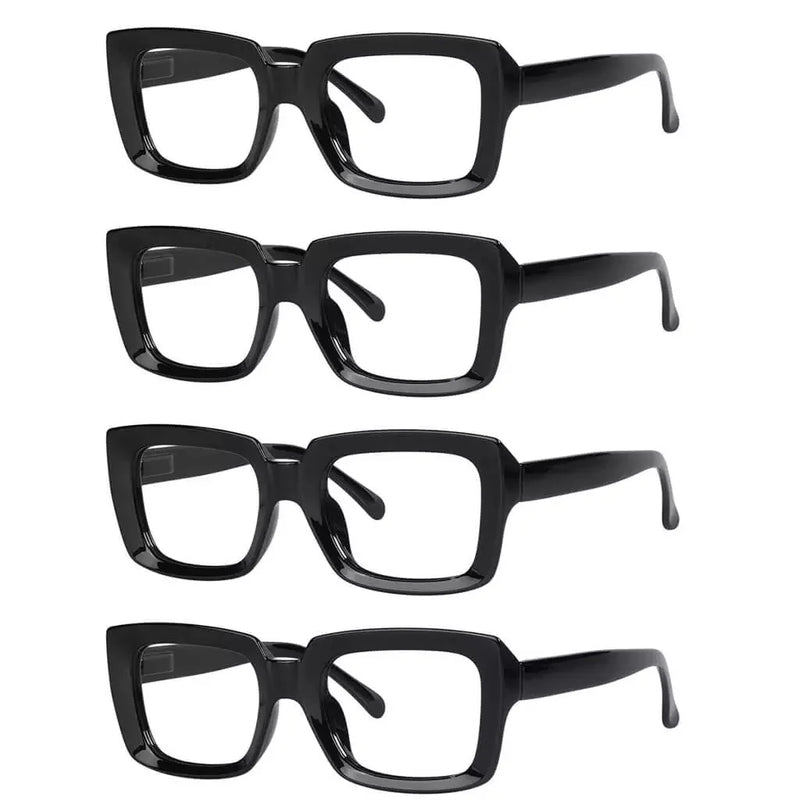eyekeeper.com 4 Pack Stylish Reading Glasses Fashionable Readers R9107-1 Eyeglasses