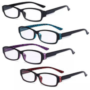 eyekeeper.com 4 Pack Stylish Reading Glasses R9105 Eyeglasses