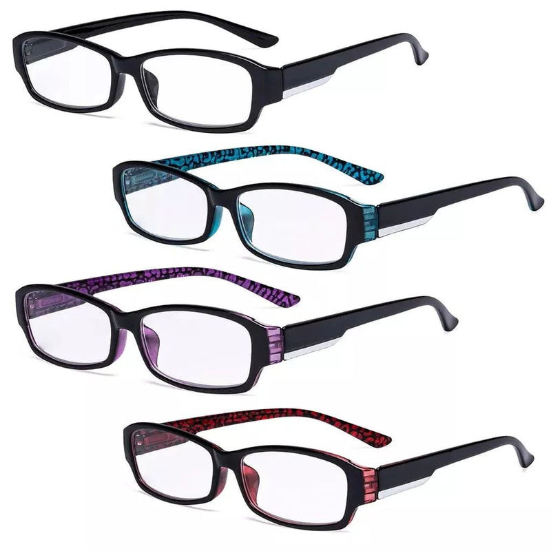 eyekeeper.com 4 Pack Stylish Reading Glasses R9105 Eyeglasses